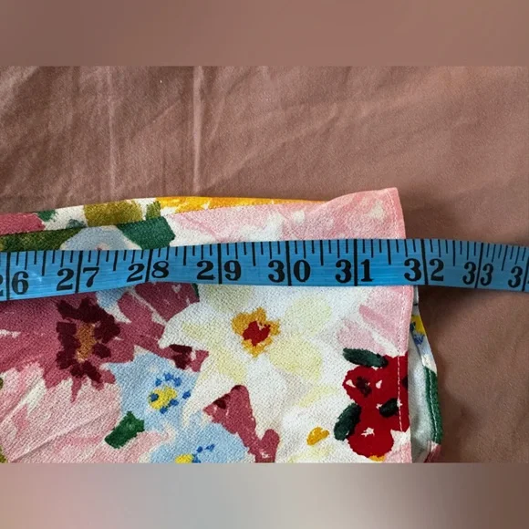 Sezane Tabata Skirt Pastel Flowers US 10 EU 42 - Picture 6 of 7